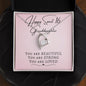 Gift For Granddaughter | Forever Love Necklace - Happy Sweet 16