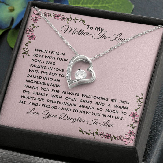 Gift For Mother-In-Law | Forever Love Necklace From Daughter-In-Law