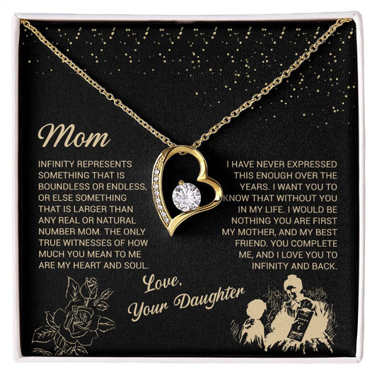 Gift For Mom | Best Friend Forever Love Necklace From Daughter