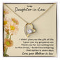 Gift For Daughter-In-Law | Forever Love Necklace From Mother-In-Law
