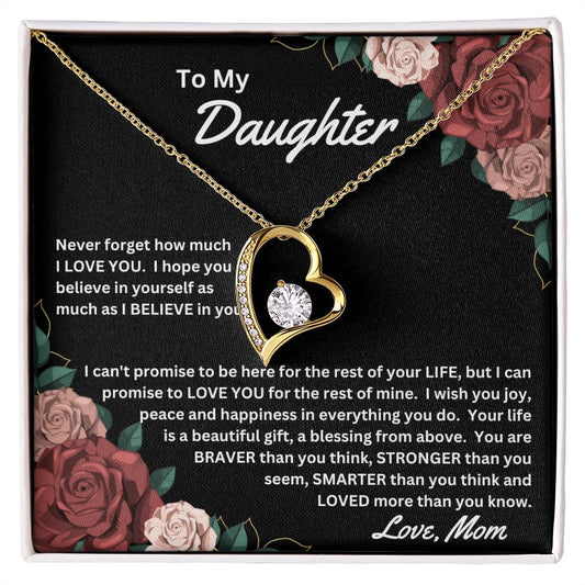 Gift For Daughter | Forever Love Necklace - Beautiful Gift  From Mom