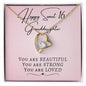 Gift For Granddaughter | Forever Love Necklace - Happy Sweet 16