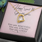 Gift For Granddaughter | Forever Love Necklace - Happy Sweet 16