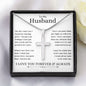 Stainless Steel Cross Necklace to Husband