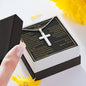 Gift For Husband | Stainless Steel Cross Necklace - All That You Are From Wife