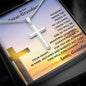 Gift For Great-Grandson | Stainless Steel Cross Necklace From Grandma