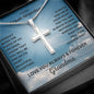 Gift For Great-Grandson | Stainless Steel Cross Necklace From Grandma