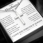 Stainless Steel Cross Necklace to Husband