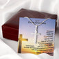 Gift For Great-Grandson | Stainless Steel Cross Necklace From Grandma