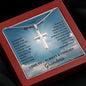 Gift For Grandson | Stainless Steel Cross Necklace From Grandma
