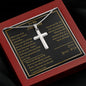 Gift For Husband | Stainless Steel Cross Necklace - All That You Are From Wife
