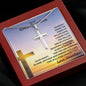Gift For Great-Grandson | Stainless Steel Cross Necklace From Grandma
