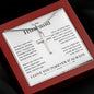 Stainless Steel Cross Necklace to Husband