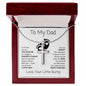 Gift For Dad To Be | Stainless Steel Cross Necklace - Are You Ready