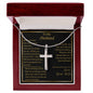 Gift For Husband | Stainless Steel Cross Necklace - All That You Are From Wife