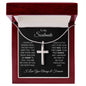 Stainless Steel Cross Necklace - Missing Piece Black