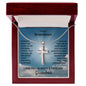 Gift For Grandson | Stainless Steel Cross Necklace From Grandma