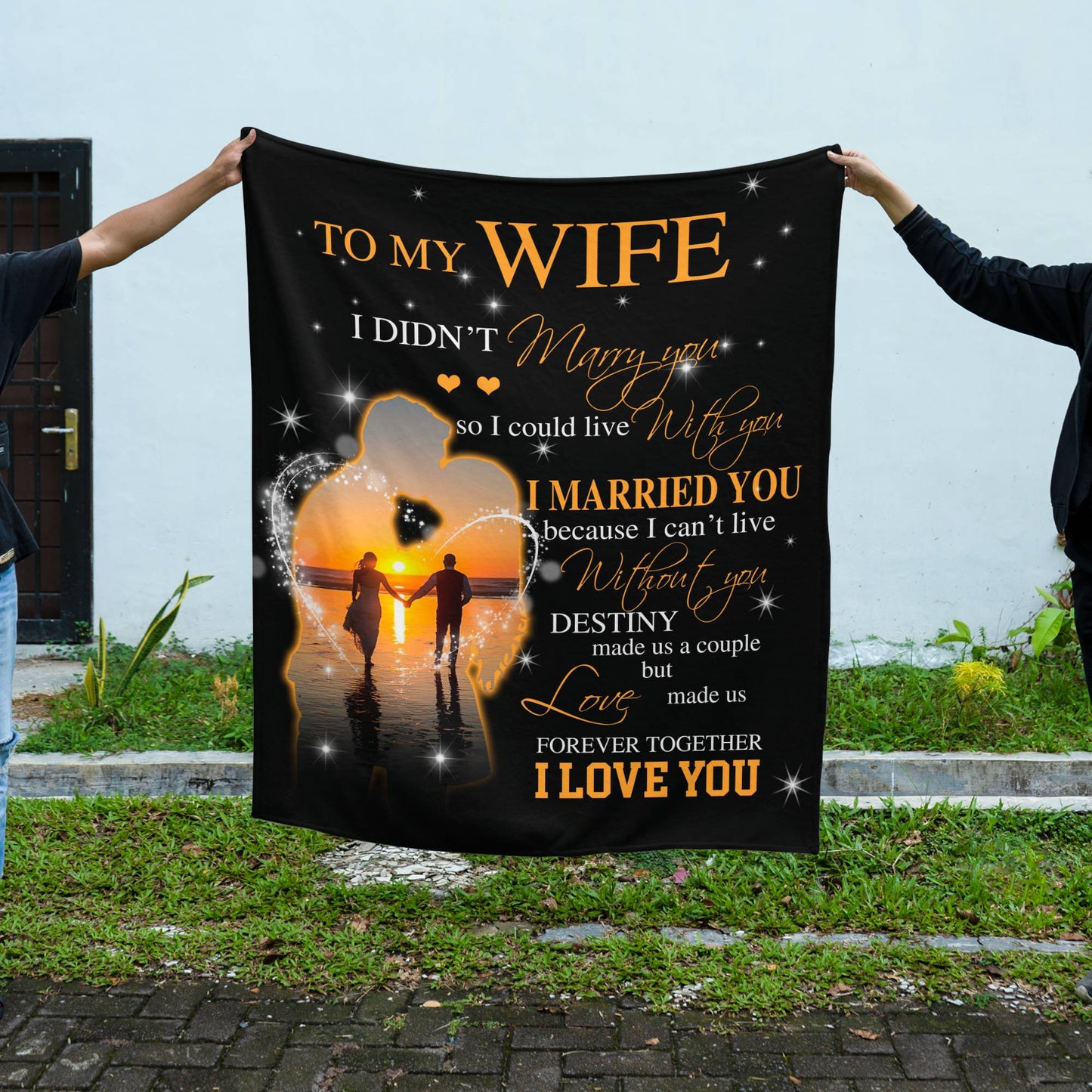 Forever Together Sunset Blanket
