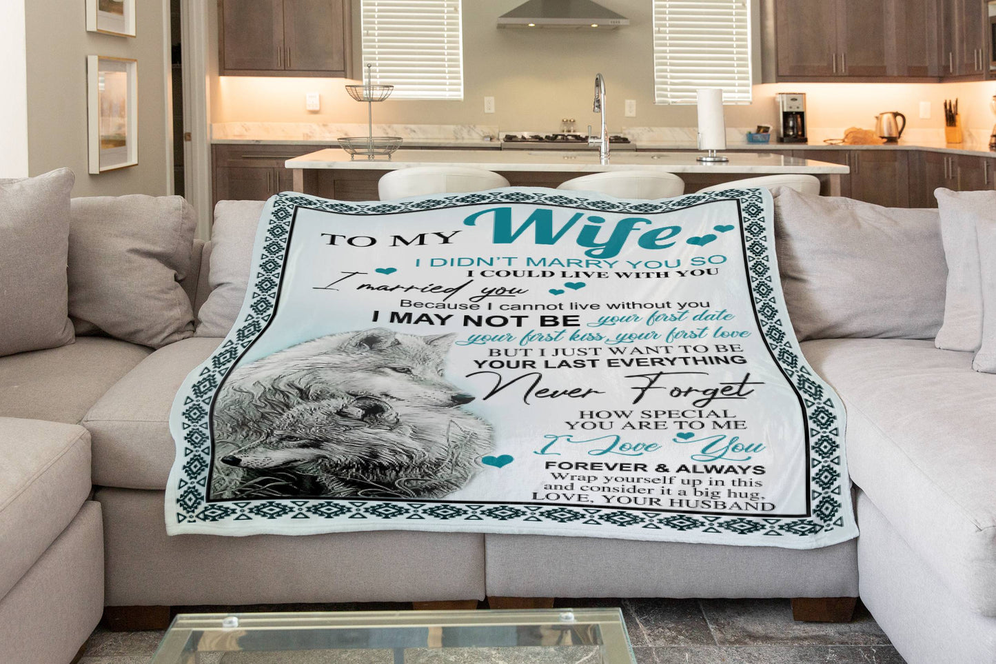 Wolves Blanket Gift To Wife