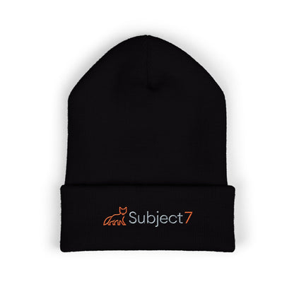 Embroidered Cuffed Beanie