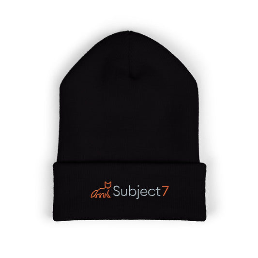 Embroidered Cuffed Beanie