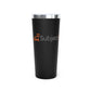 Matte Black Insulated Copper Vacuum Travel Tumbler Cup - 20 oz