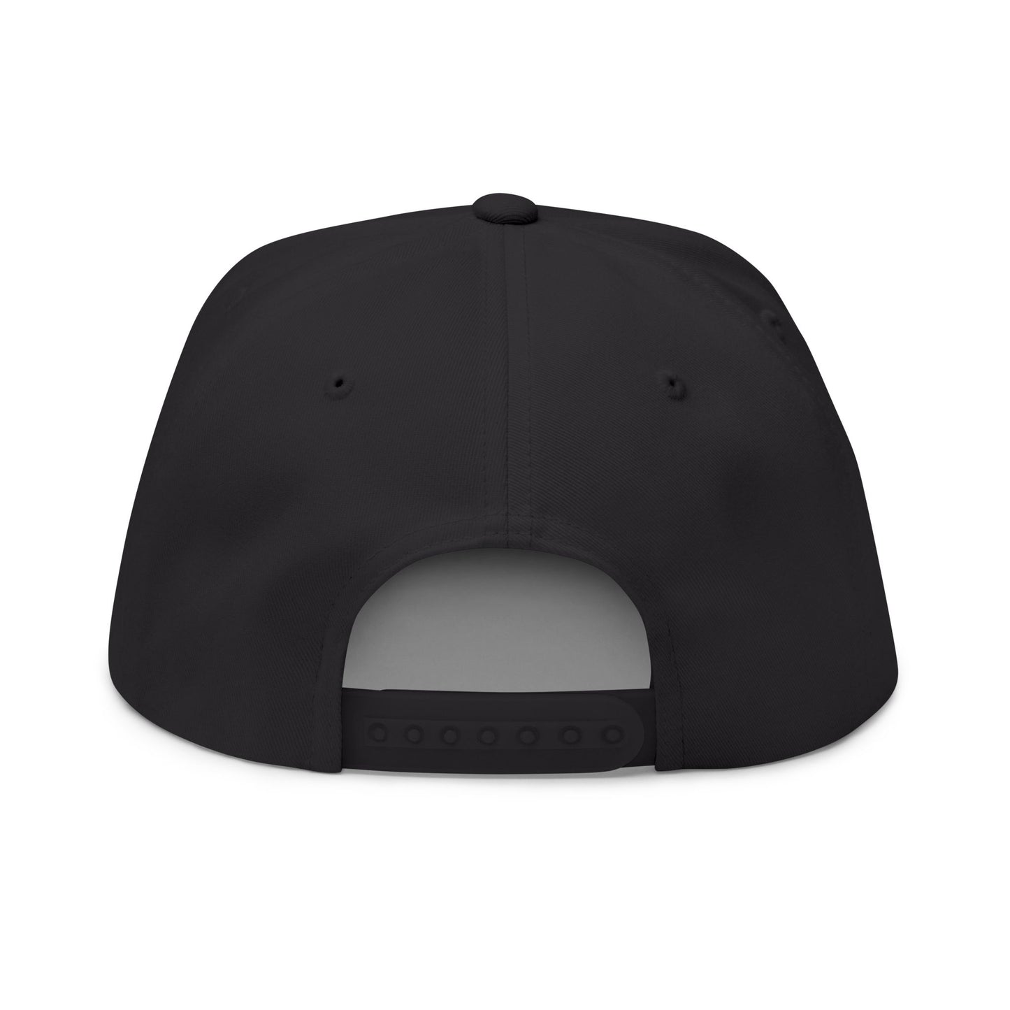 Embroidered Flat Bill Cap