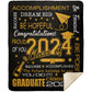 Class of 2024 Graduation Blanket 50x60
