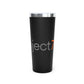 Matte Black Insulated Copper Vacuum Travel Tumbler Cup - 20 oz