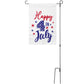 4th of July Red and Blue Stars Garden Flag