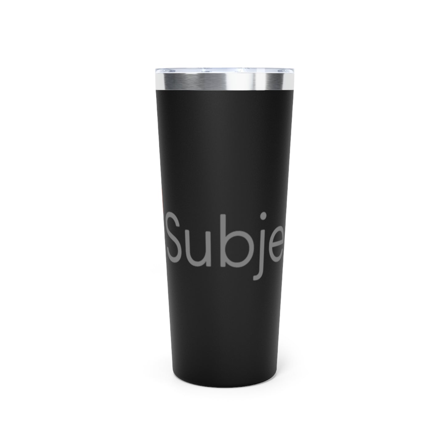 Matte Black Insulated Copper Vacuum Travel Tumbler Cup - 20 oz