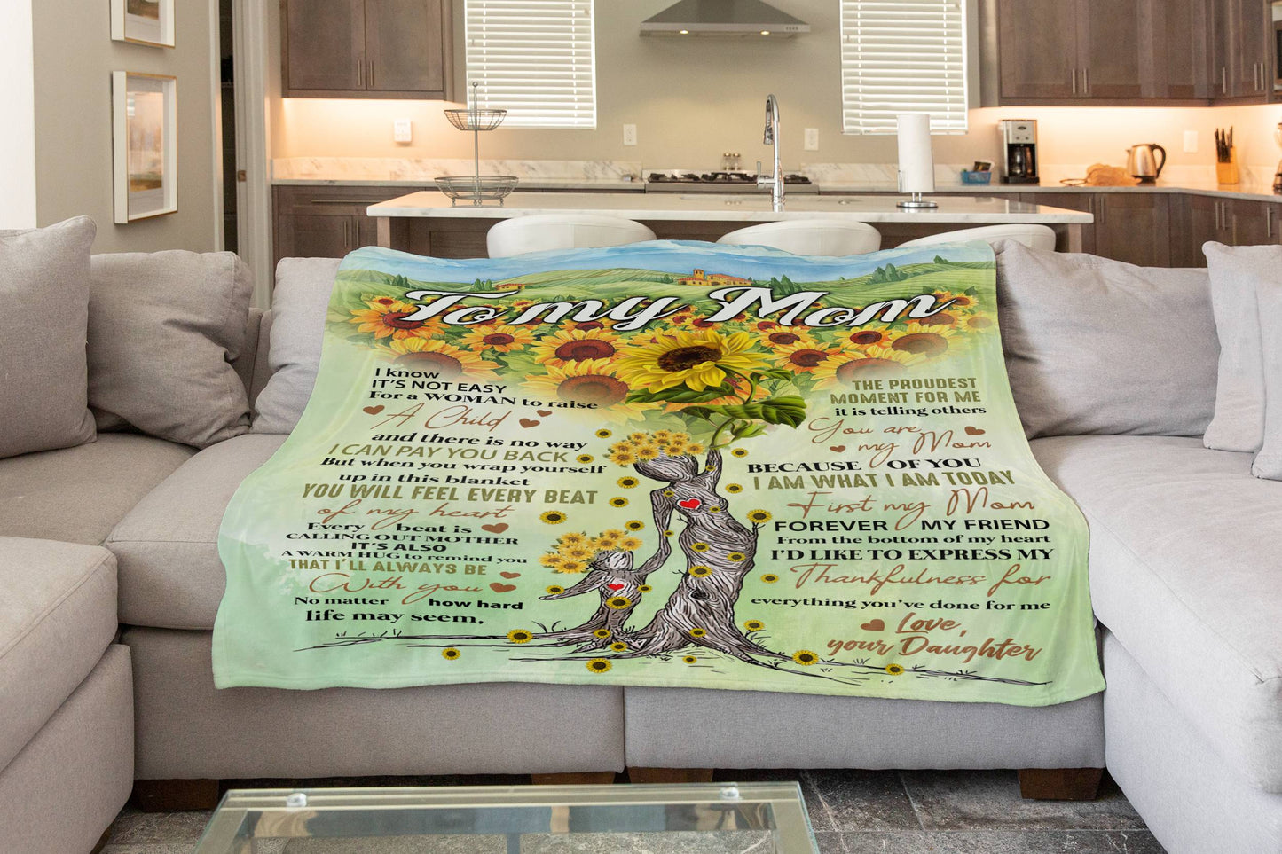 Blanket to Mom From Daughter