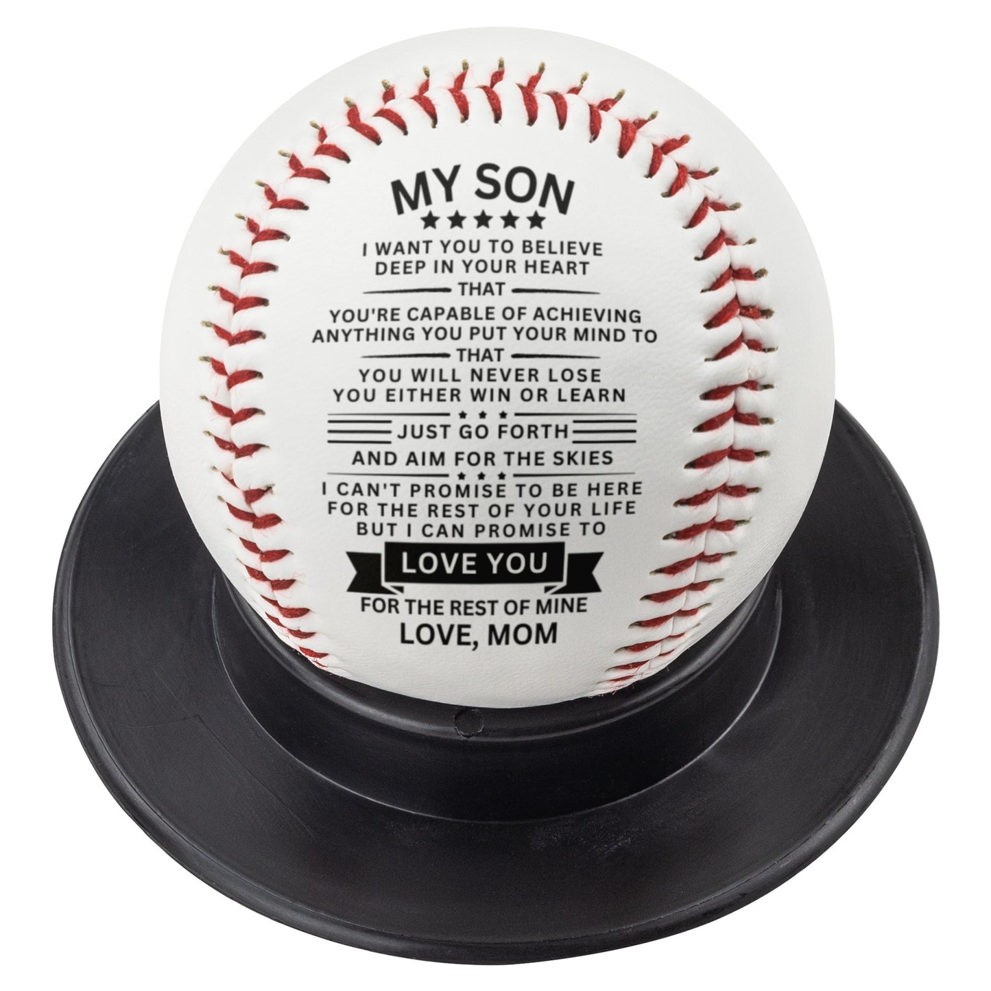 To My Son | Baseball - Achieve Anything | From Mom