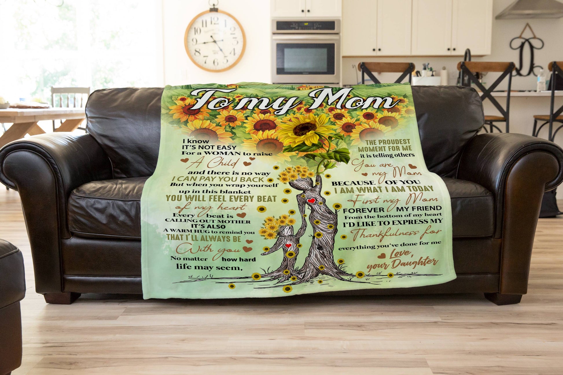 Blanket to Mom From Daughter