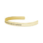 Daughter My Journey's Sweetest Companion Cuff Bracelet