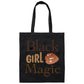 Black Girl Magic Brown Canvas Tote Bag