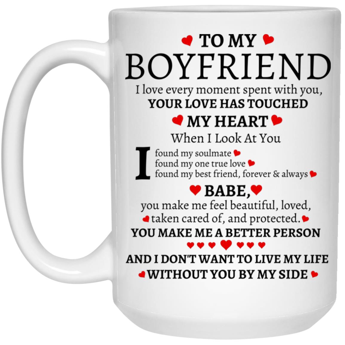 To My Boyfriend Mug