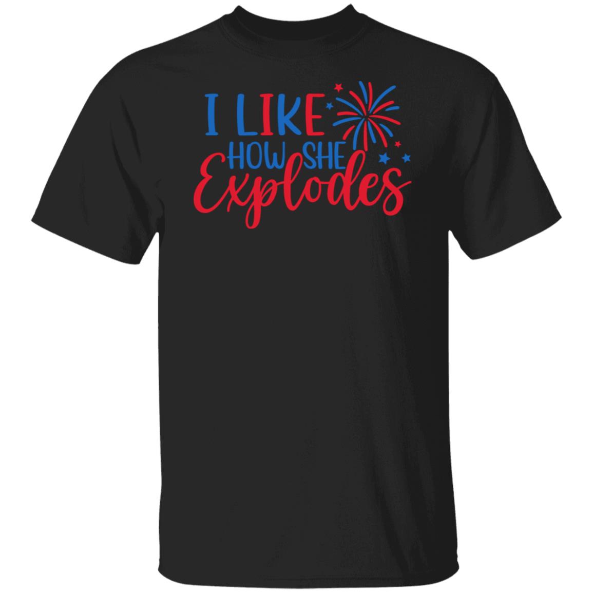 His Hers 4th of July Fireworks Couples T-Shirt