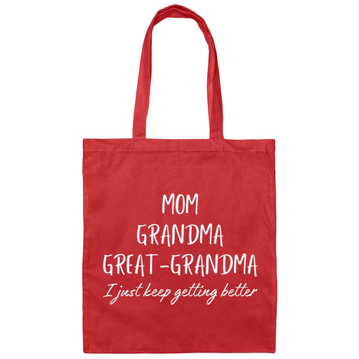 Mom Grandma Great-Grandma Canas Tote Bag