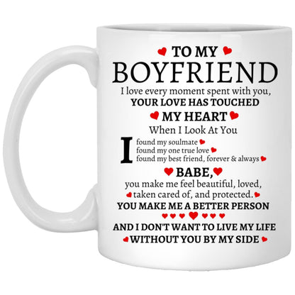 To My Boyfriend Mug