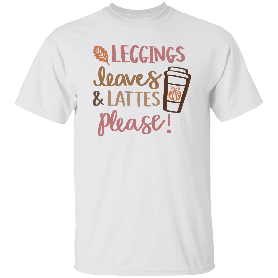 Leggings Leaves & Lattes T-Shirt