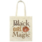 Black Girl Magic Brown Canvas Tote Bag