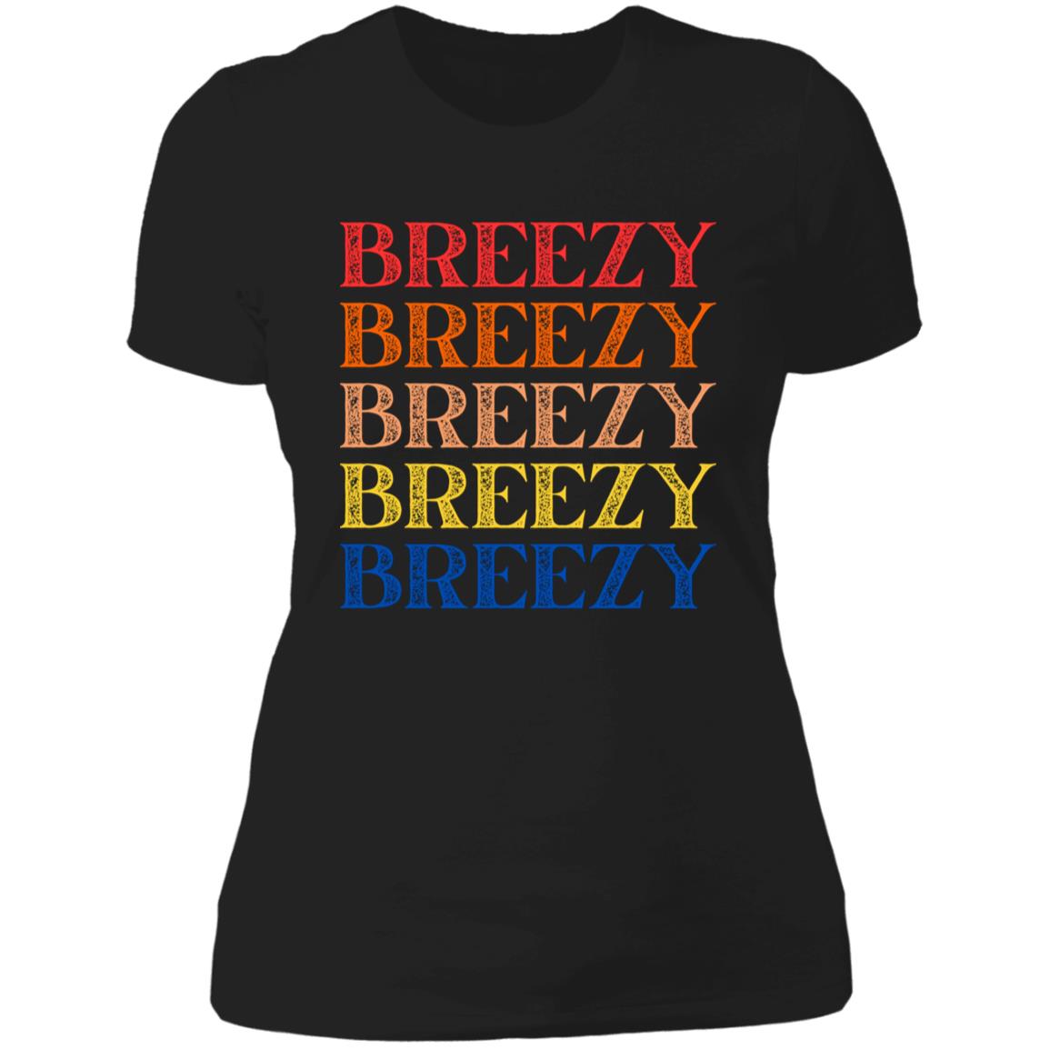 Breezy Distressed Colorful T-Shirt