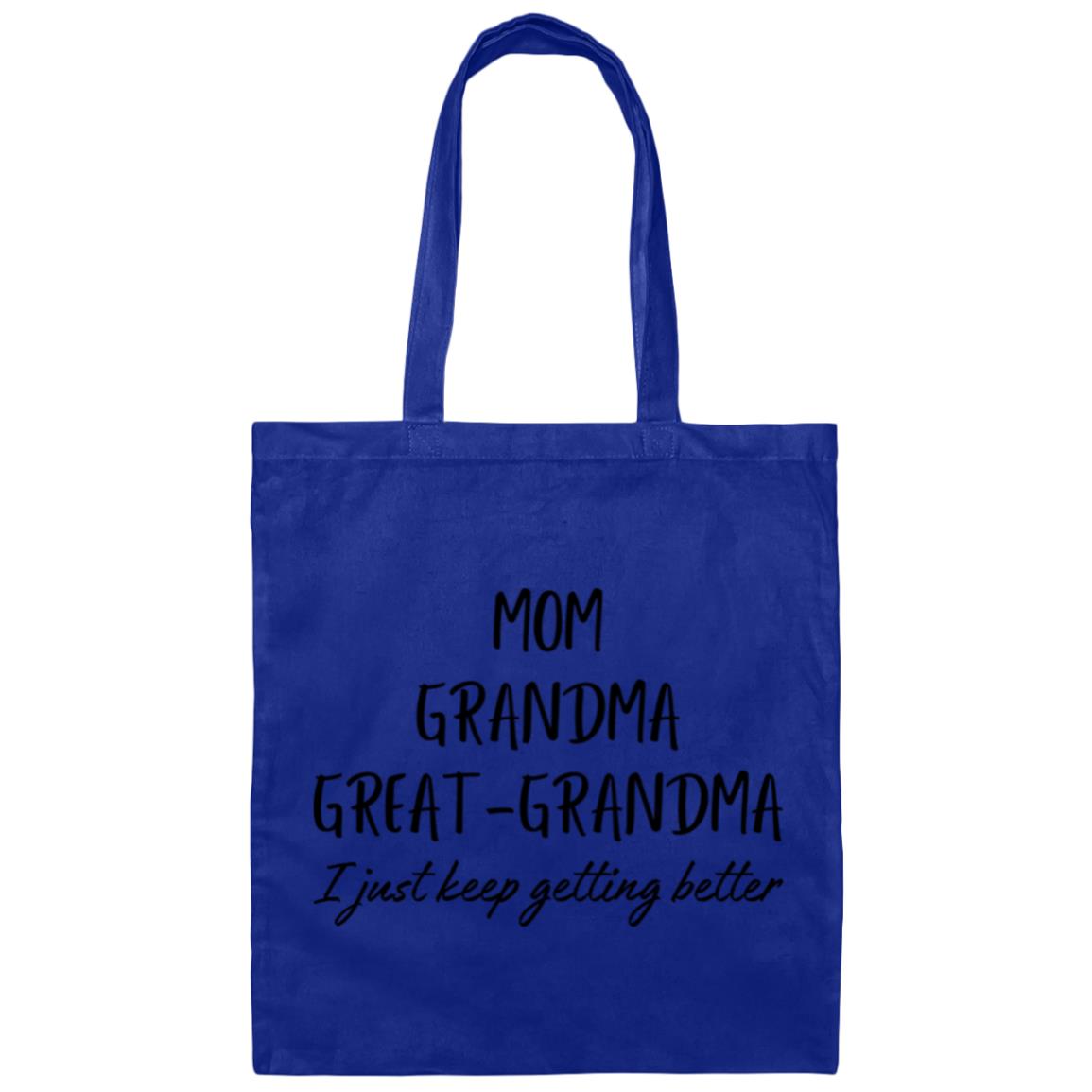 Mom Grandma Great-Grandma Canas Tote Bag