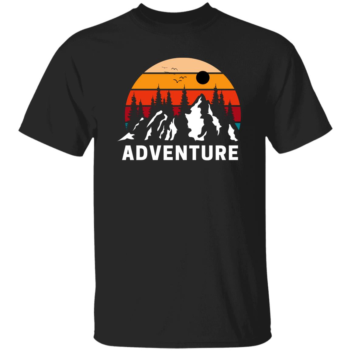 Adventure Sunset Mountain T-Shirt | Gift For Him