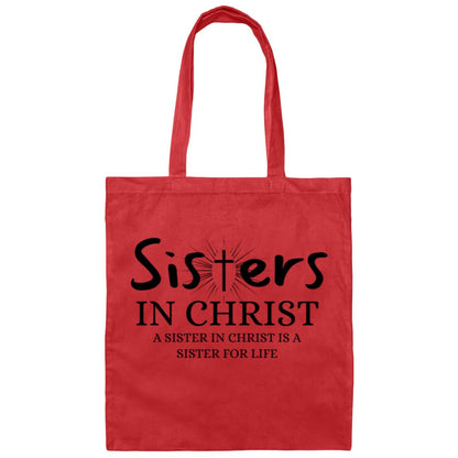 Sisters In Christ Canvas Tote Bag