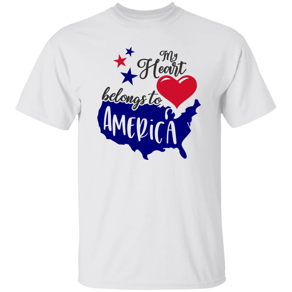 My Heart Belongs To America T-Shirt