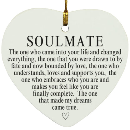 Soulmate - The One Heart Ornament