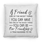 Gift For Friend | A Friend Is Pillow