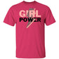 Girl Power Pink Leopard Graphic T-Shirt